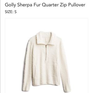 Teeberry and Weave Sherpa Pullover/ Zip Up